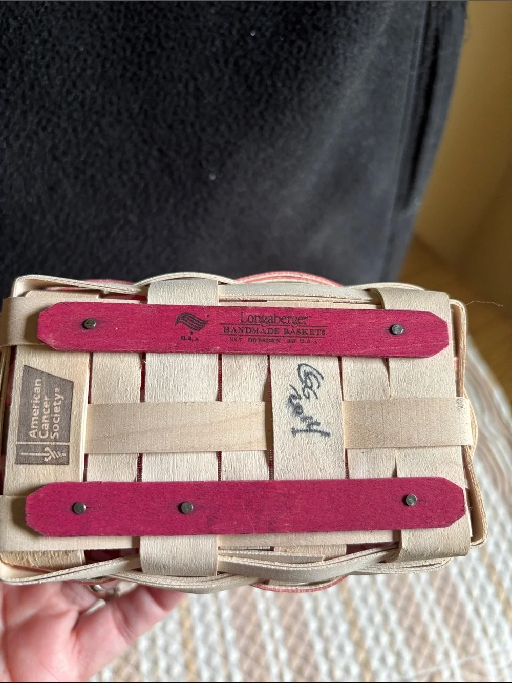 Longaberger includes basket