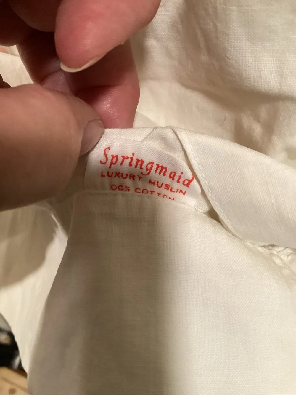 Springmaid cream cotton