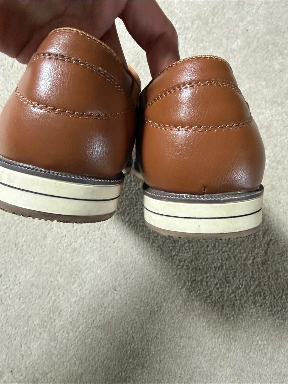 Restoration Hardware brown leather