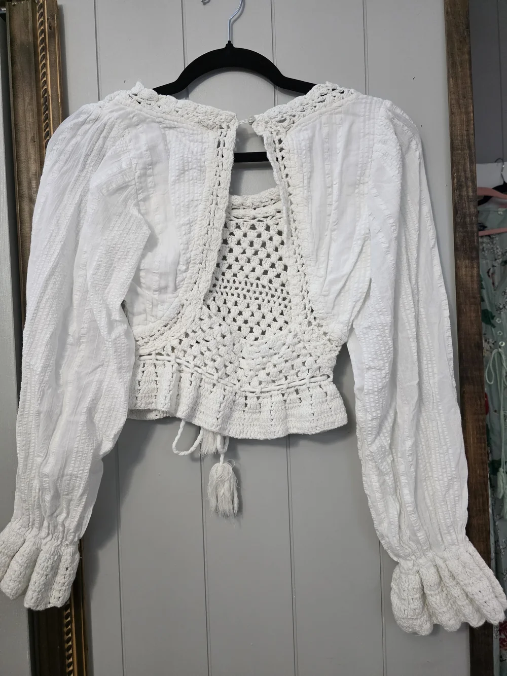 Free People hand crocheted