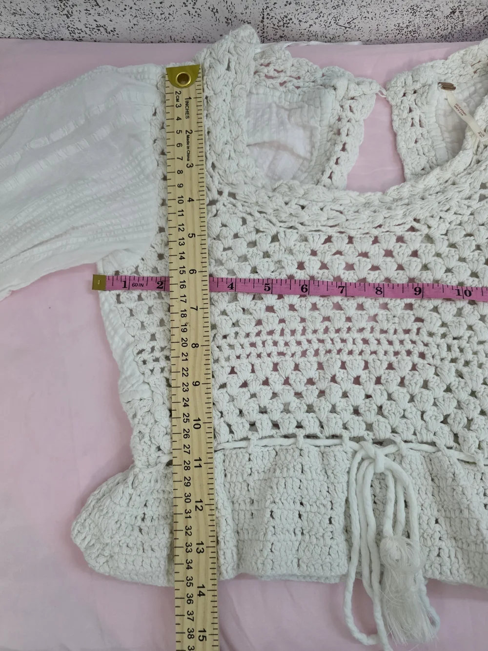 Free People hand crocheted