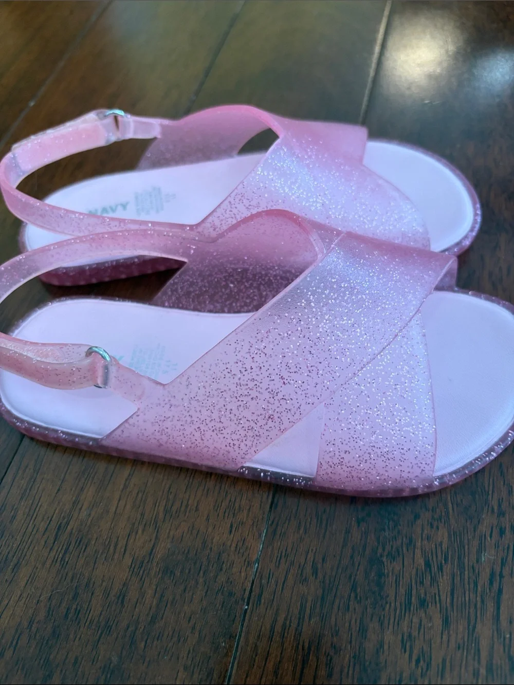 Old Navy glittery pink