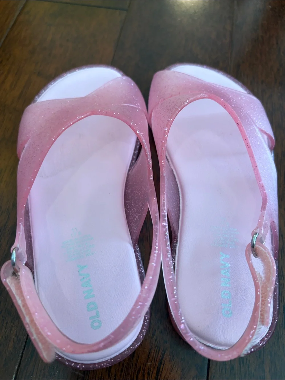 Old Navy glittery pink