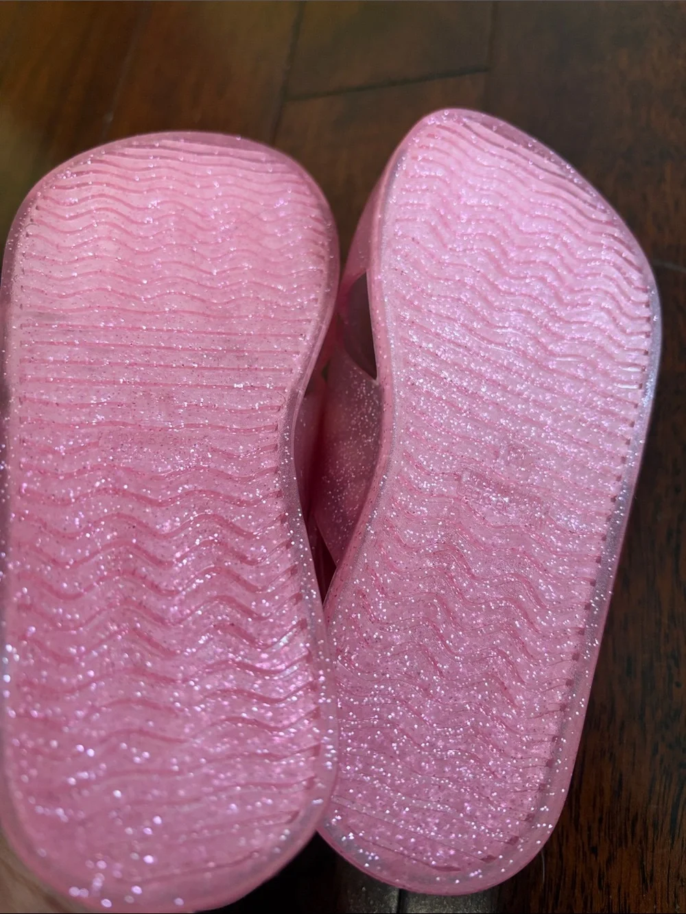 Old Navy glittery pink