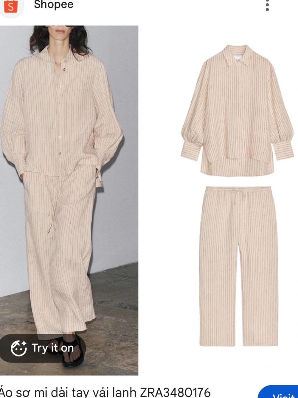 Zara wide leg