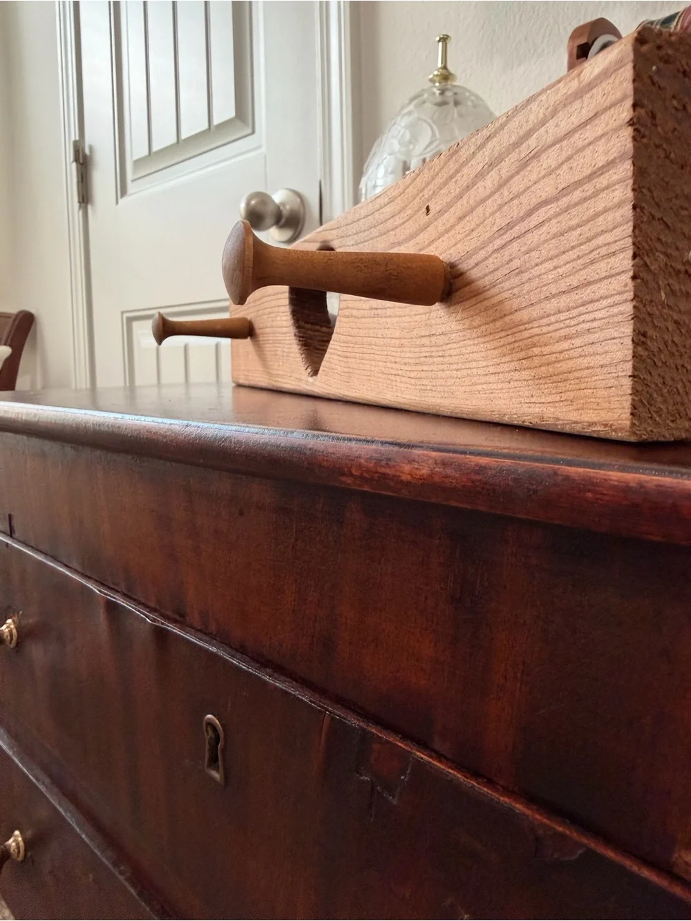 Antique wooden wall