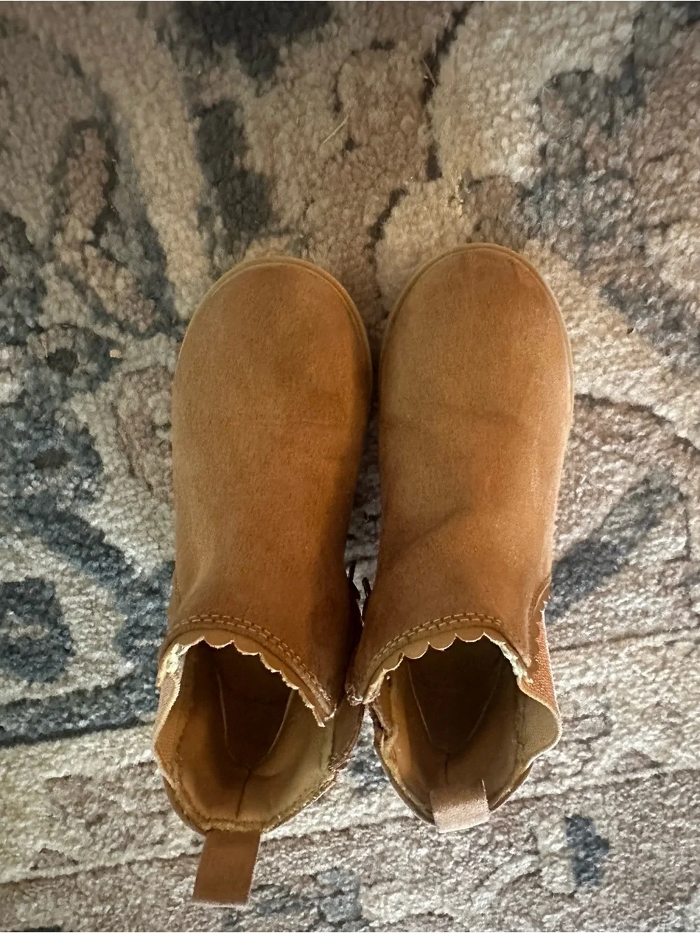 Girls' Tan Ankle Boots