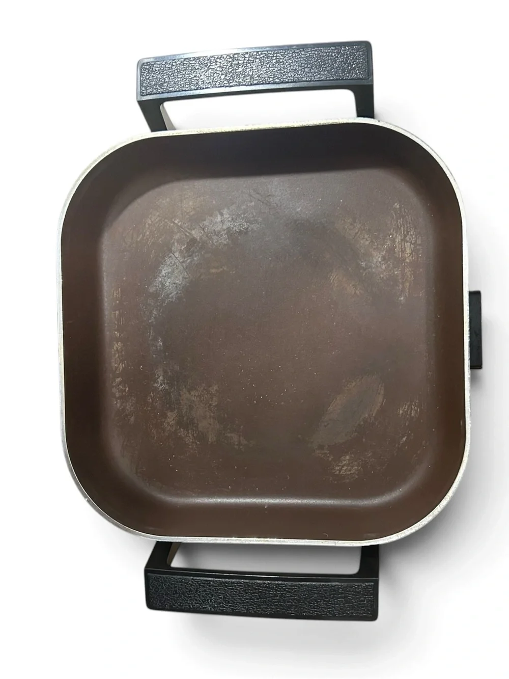 Vintage 70s Sunbeam Electric Skillet Frying Pan Harvest Gold 426A w/Lid