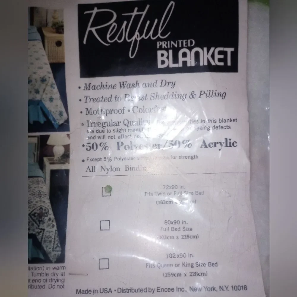 Vintage restful printed
