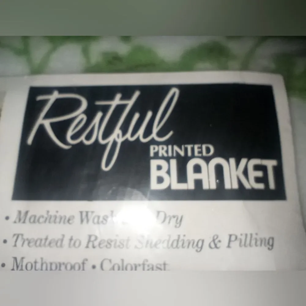 Vintage restful printed