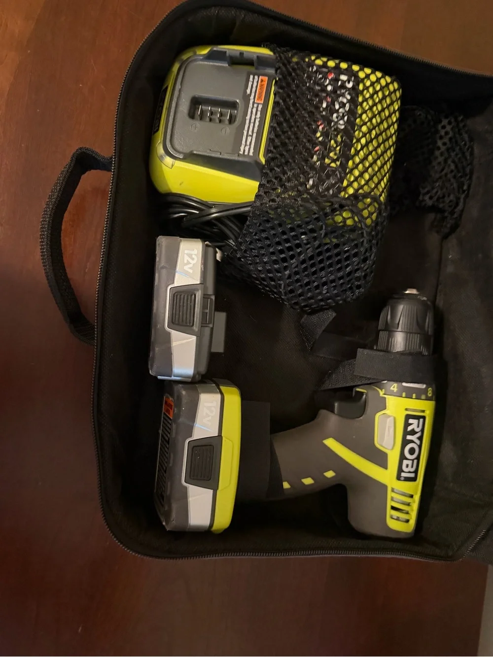 RYOBI HJP002 Power Drill. TWO lithium ion batteries!!