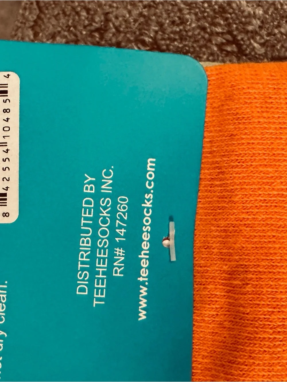 TeeHee socks scented mask