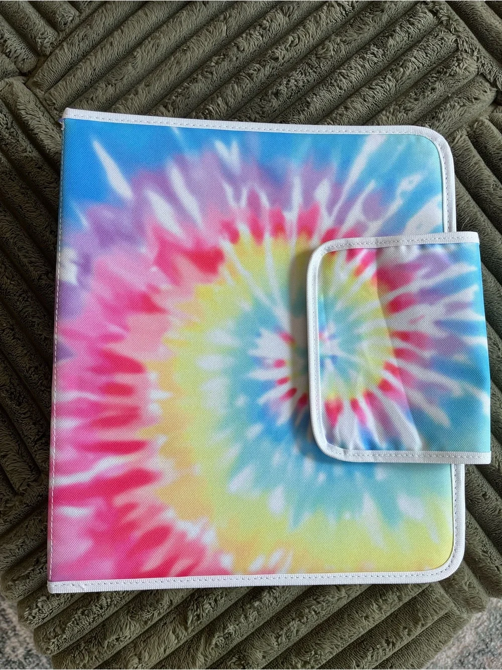 Colorful Tie-Dye Binder from Pottery Barn Teen - Great condition