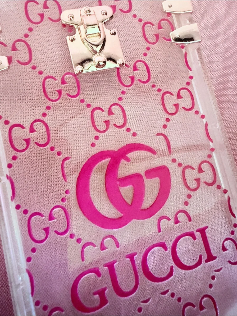 Gucci clear trunk