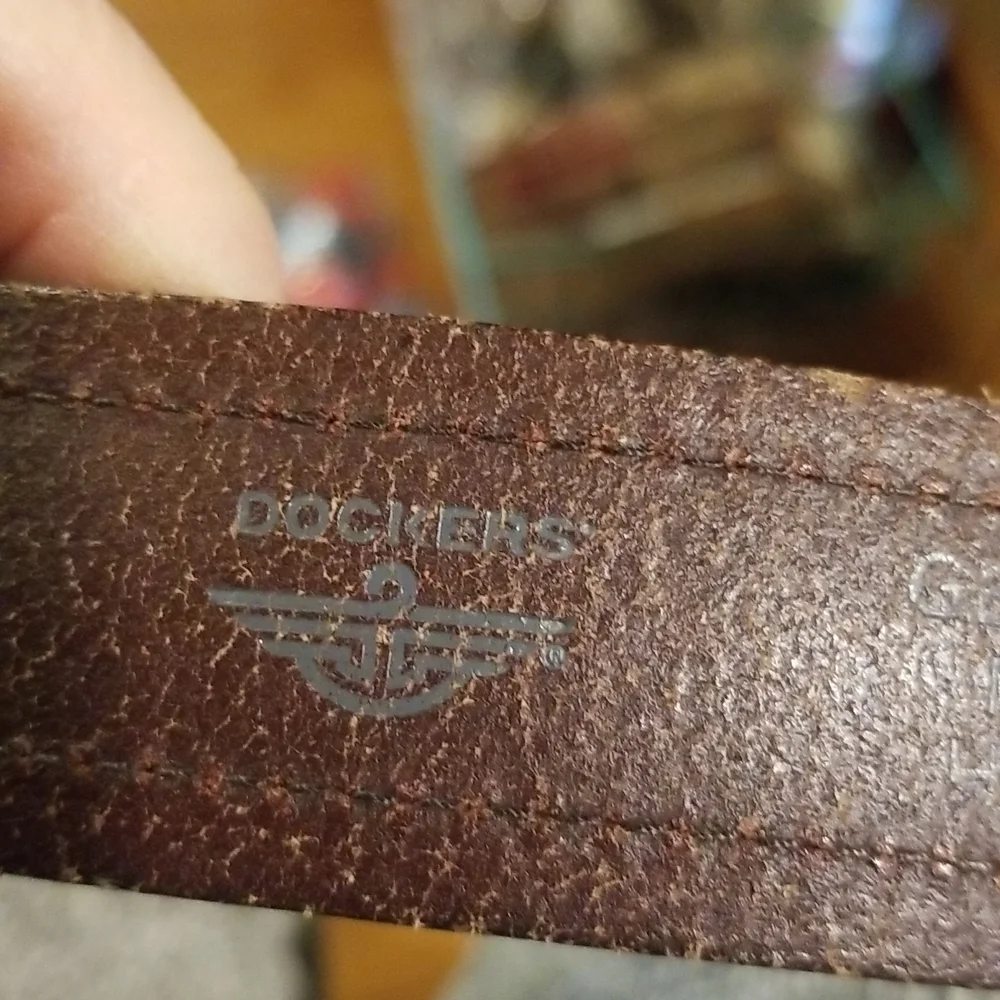 Dockers brown leather