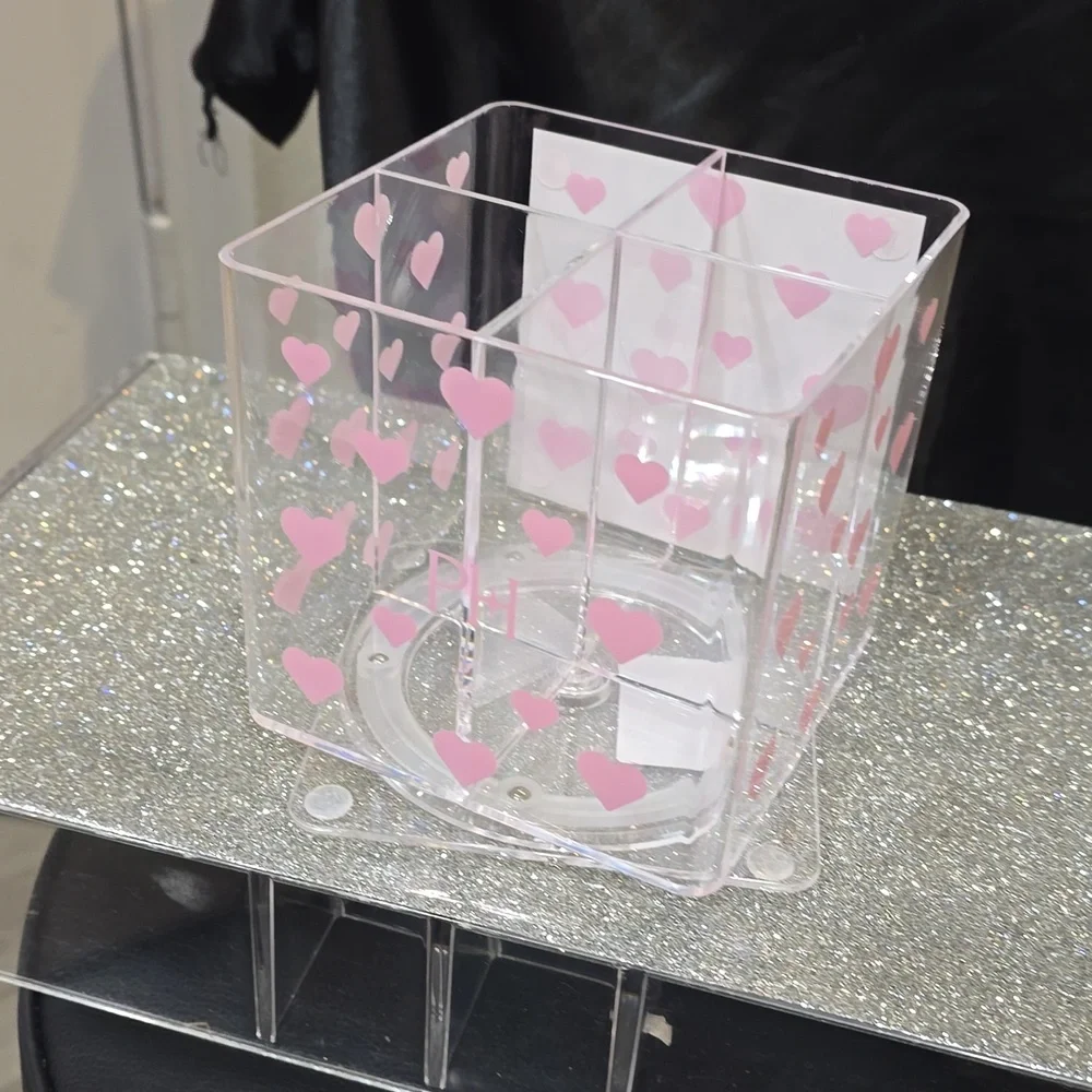 Paris Hilton clear acrylic
