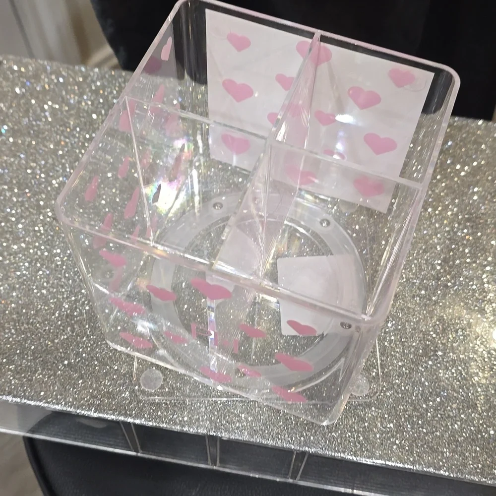 Paris Hilton clear acrylic