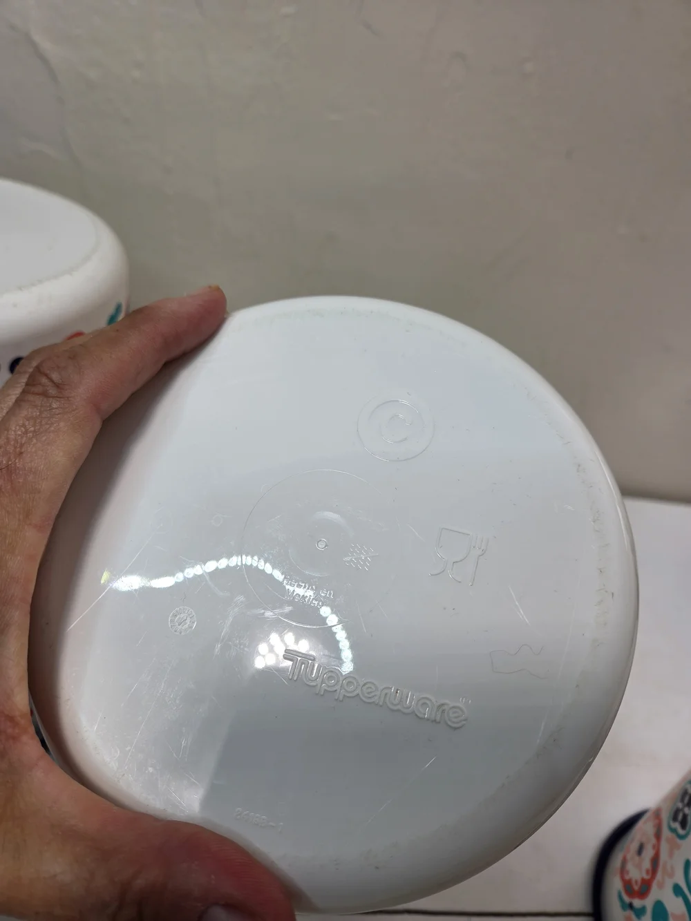 Tupperware decorative canister