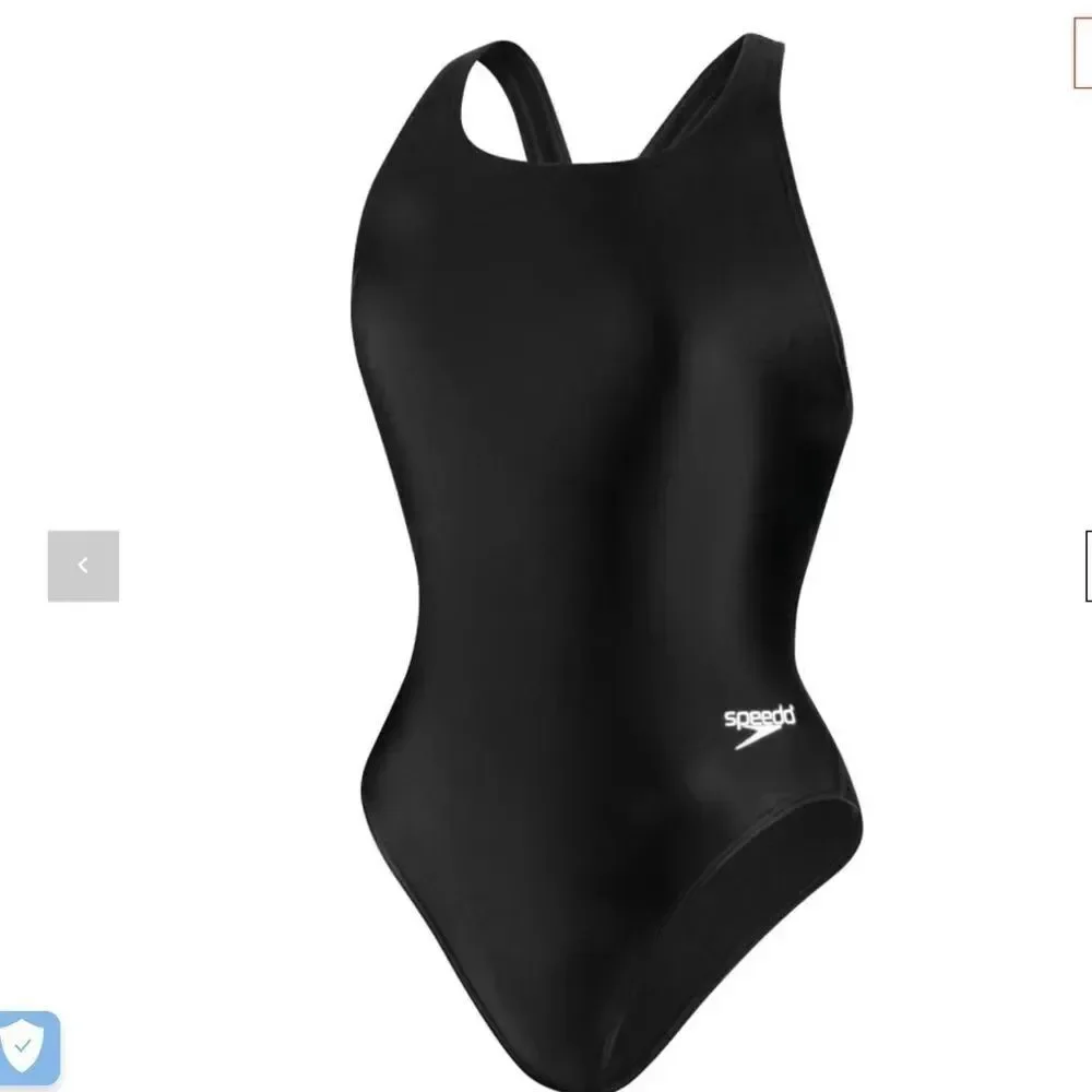 SPEEDO Girl's/ProLT Super Proback Solid One Piece Black, size 28, NWT