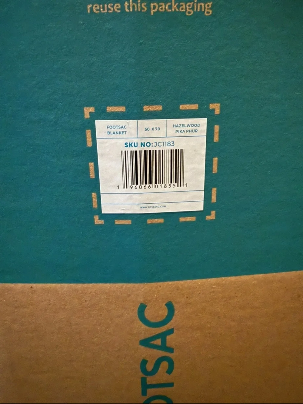 Lovesac new box