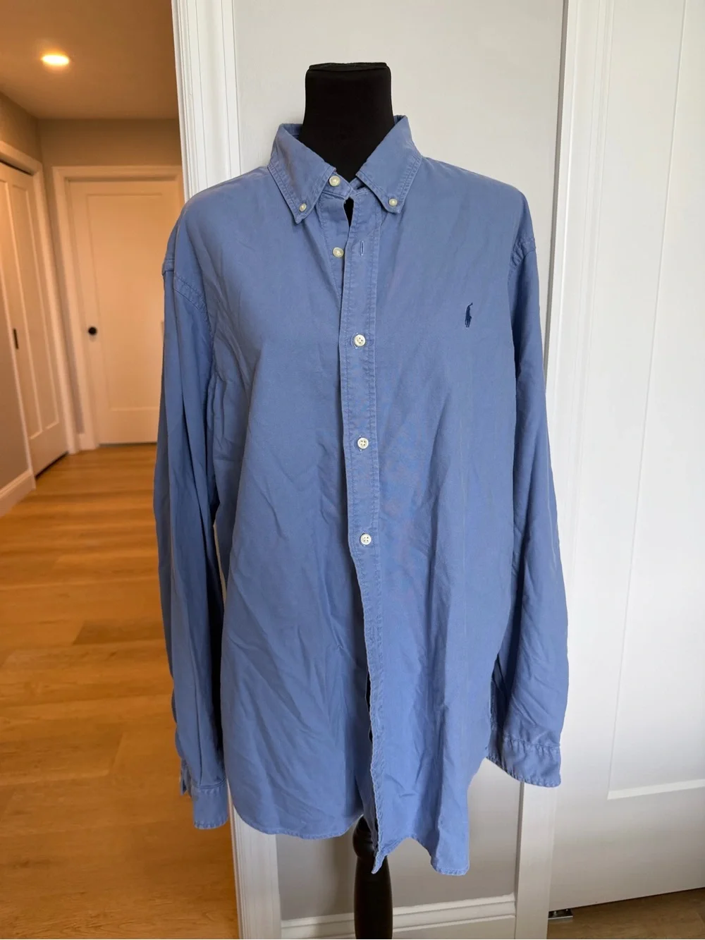 Ralph Lauren Men’s Light Blue Button-Down Oxford Shirt