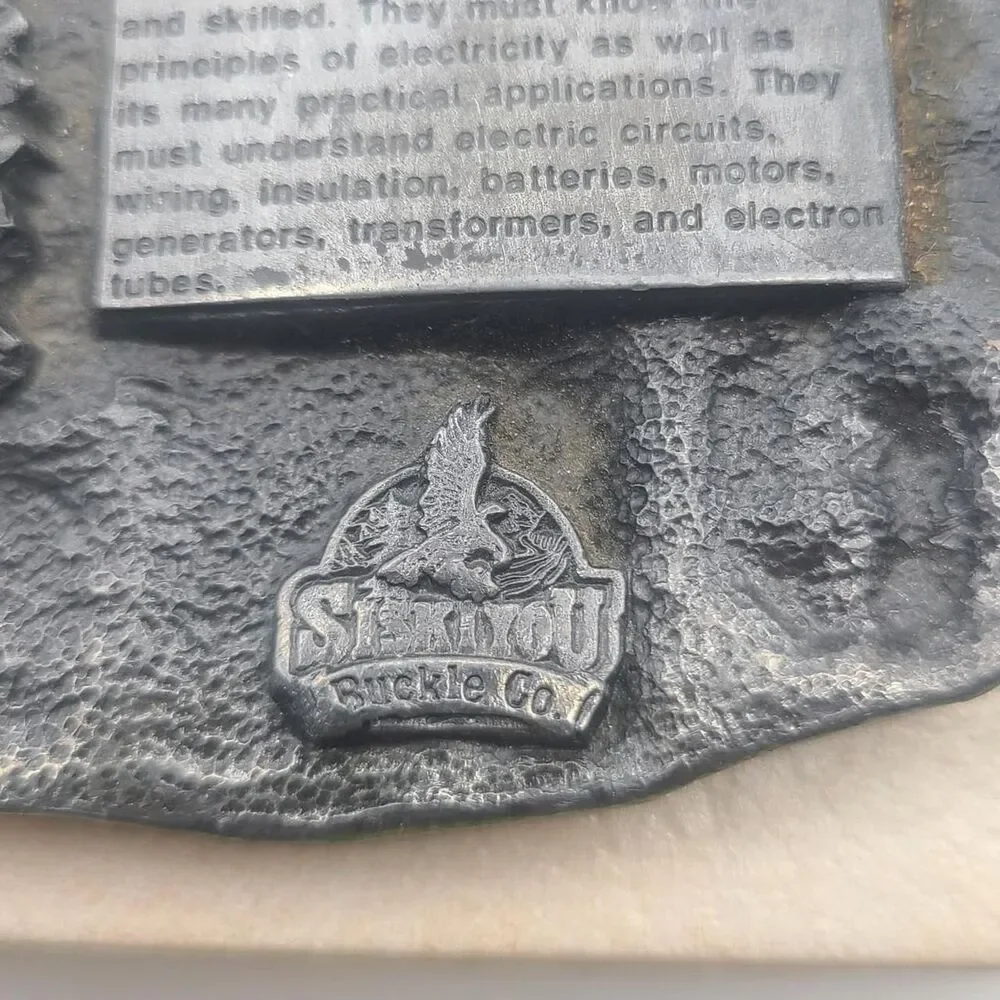 Source Unknown electrician commemorative