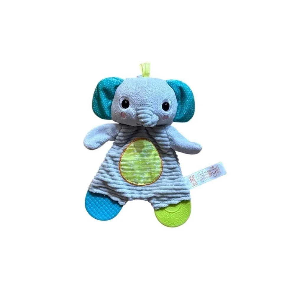 Bright Starts Snuggle & Teethe‎ Elephant Plush Teether Toy Infant