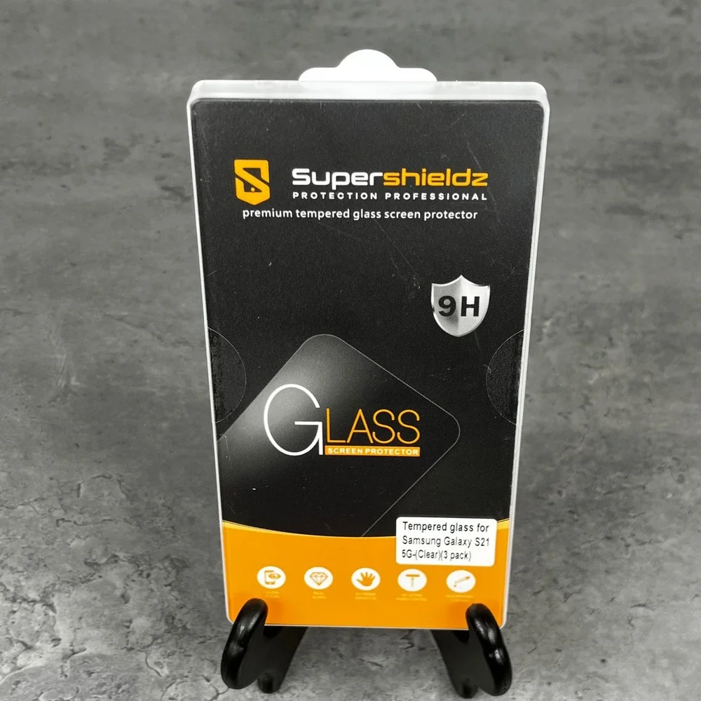 Supershieldz Samsung Galaxy S21 5G Tempered Glass Screen Protector 3 Pack Sealed