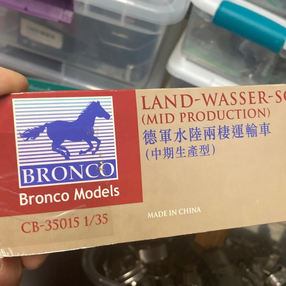 Bronco Land Wasser Schlepper LWS 1/35 German WWII model kit, new open box
