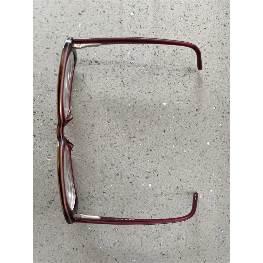 THEORY Eyeglasses Frames ONLY TH1140 C03 135 51 17 Brown Rectangular pink
