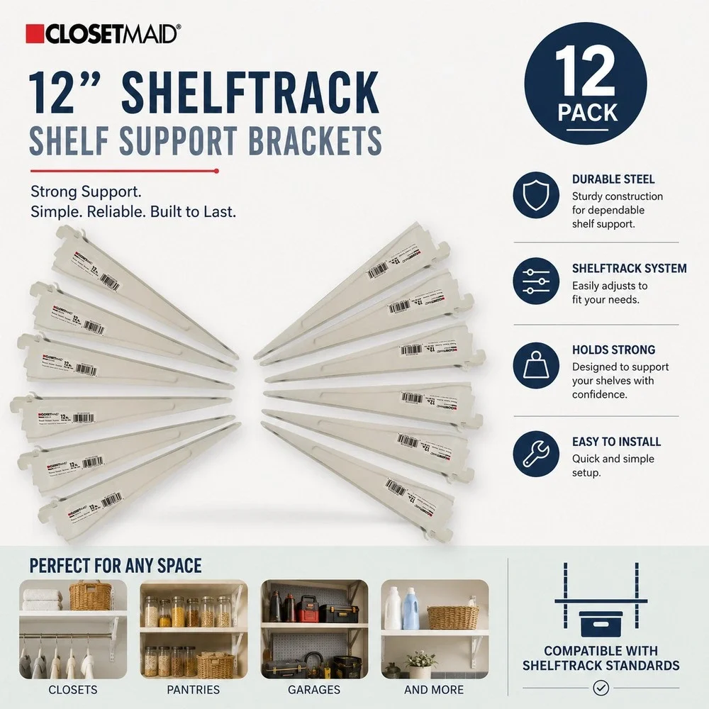 ClosetMaid shelftrack 12