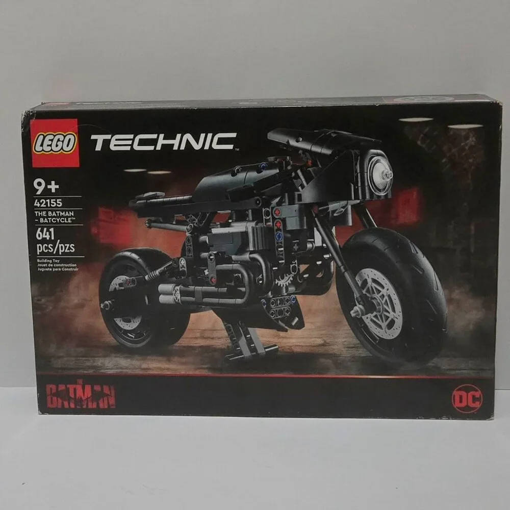 Lego Technic 42155 2022 Movie Batman Batcycle Motor Skills Building Set New