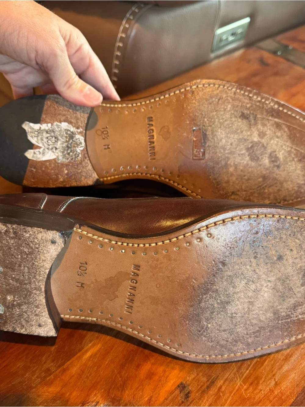 Magnanni polished brown