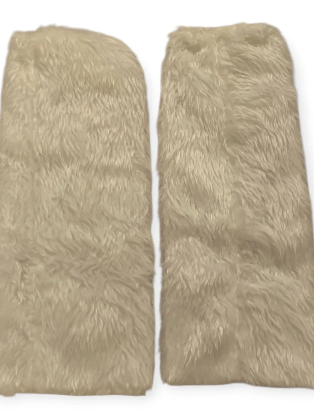 Womens Faux Fur Furry Leg Warmers