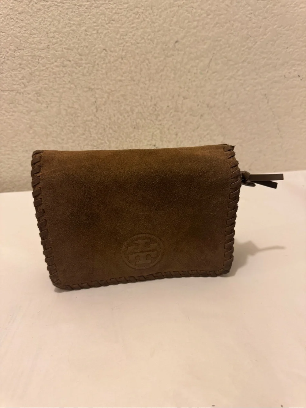 Tory Burch compact suede