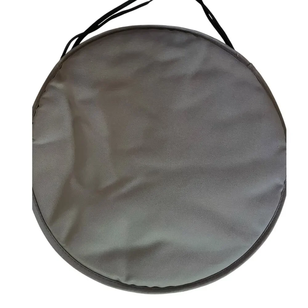 10 x IKEA BENO Chair Pad Outdoor Round Gray Cushion 13 3/4 