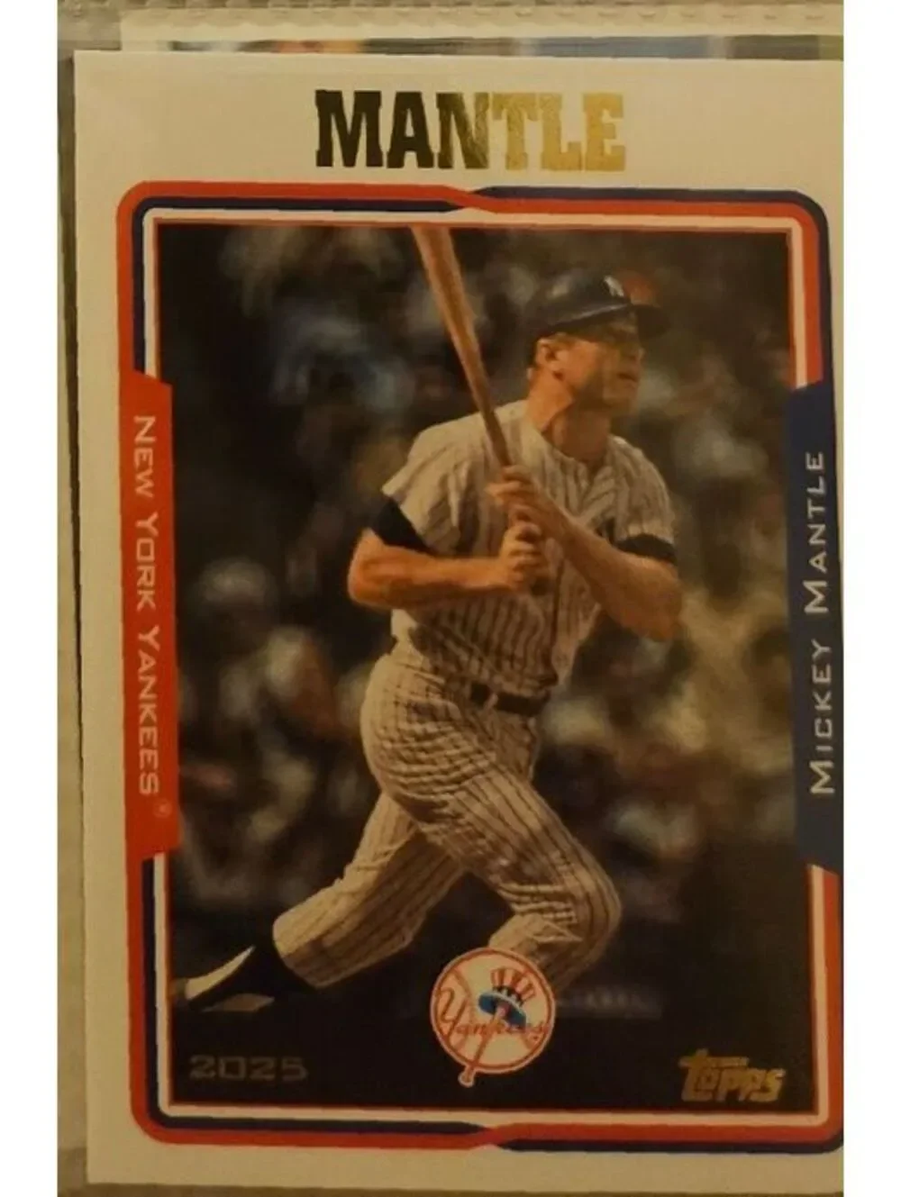 2025 Topps Archives Mickey Mantle #252 Yankees