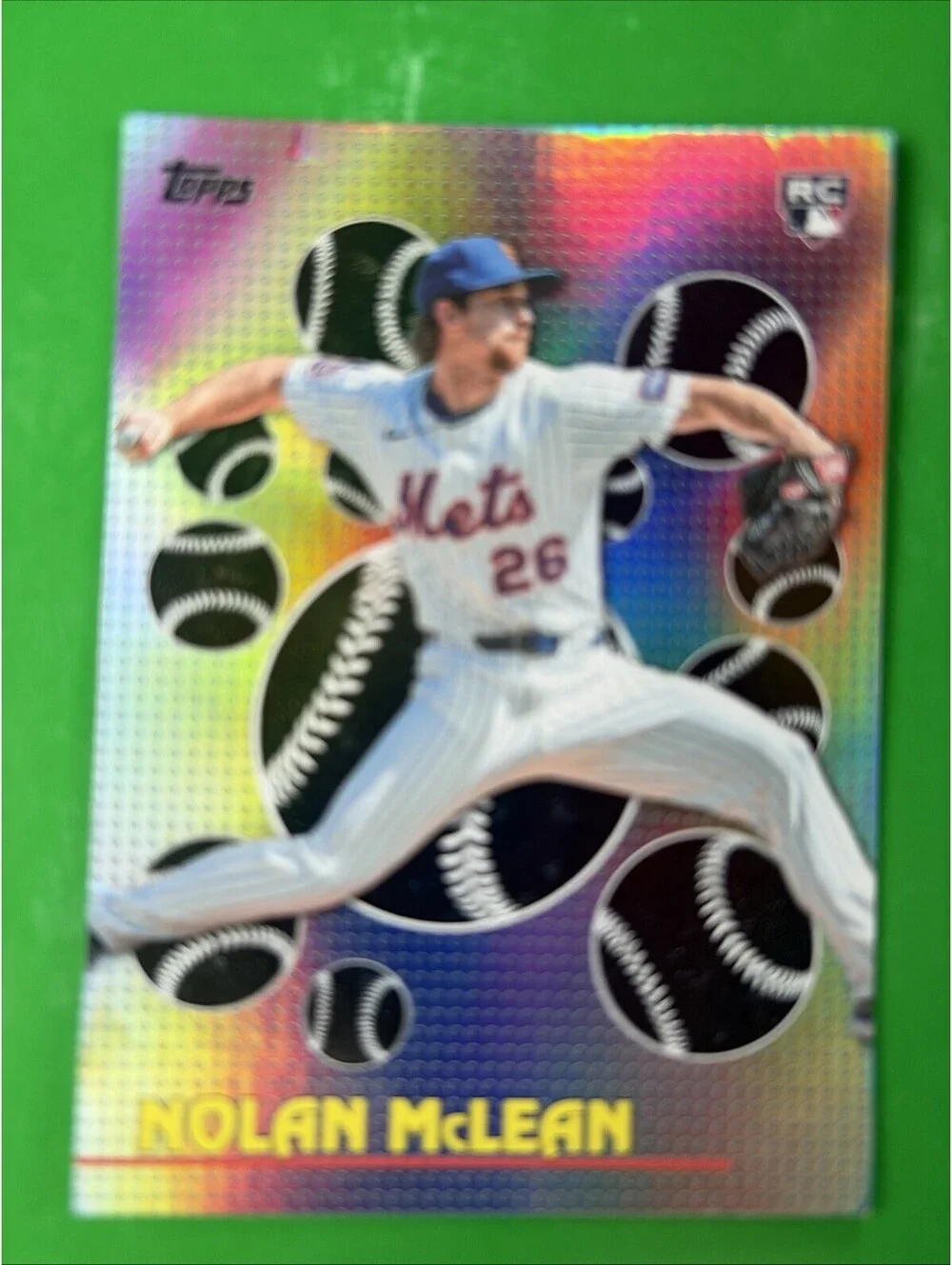 Nolan McLean Topps TOG-33 New York Mets Rookie Card Insert