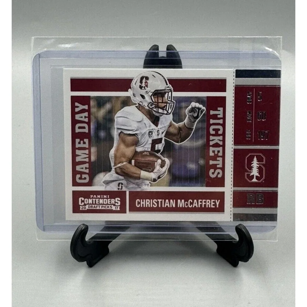 2017 Contenders Draft Picks Game Day Tickets Christian McCaffrey‎ #7 Rookie RC