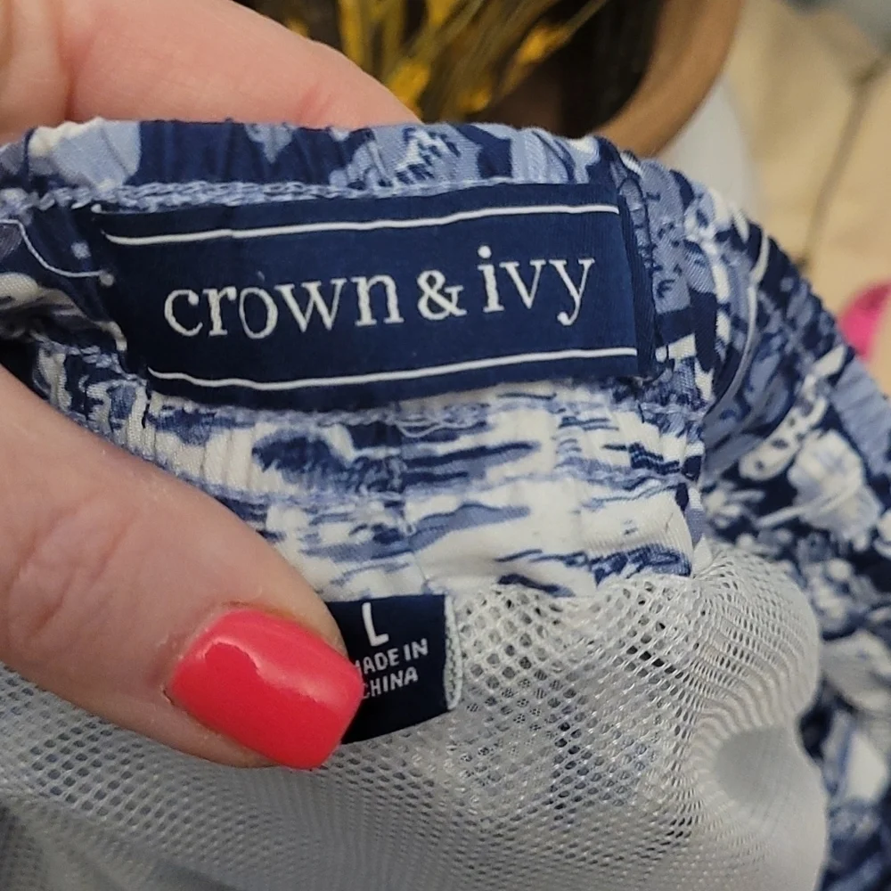 crown & ivy very gently