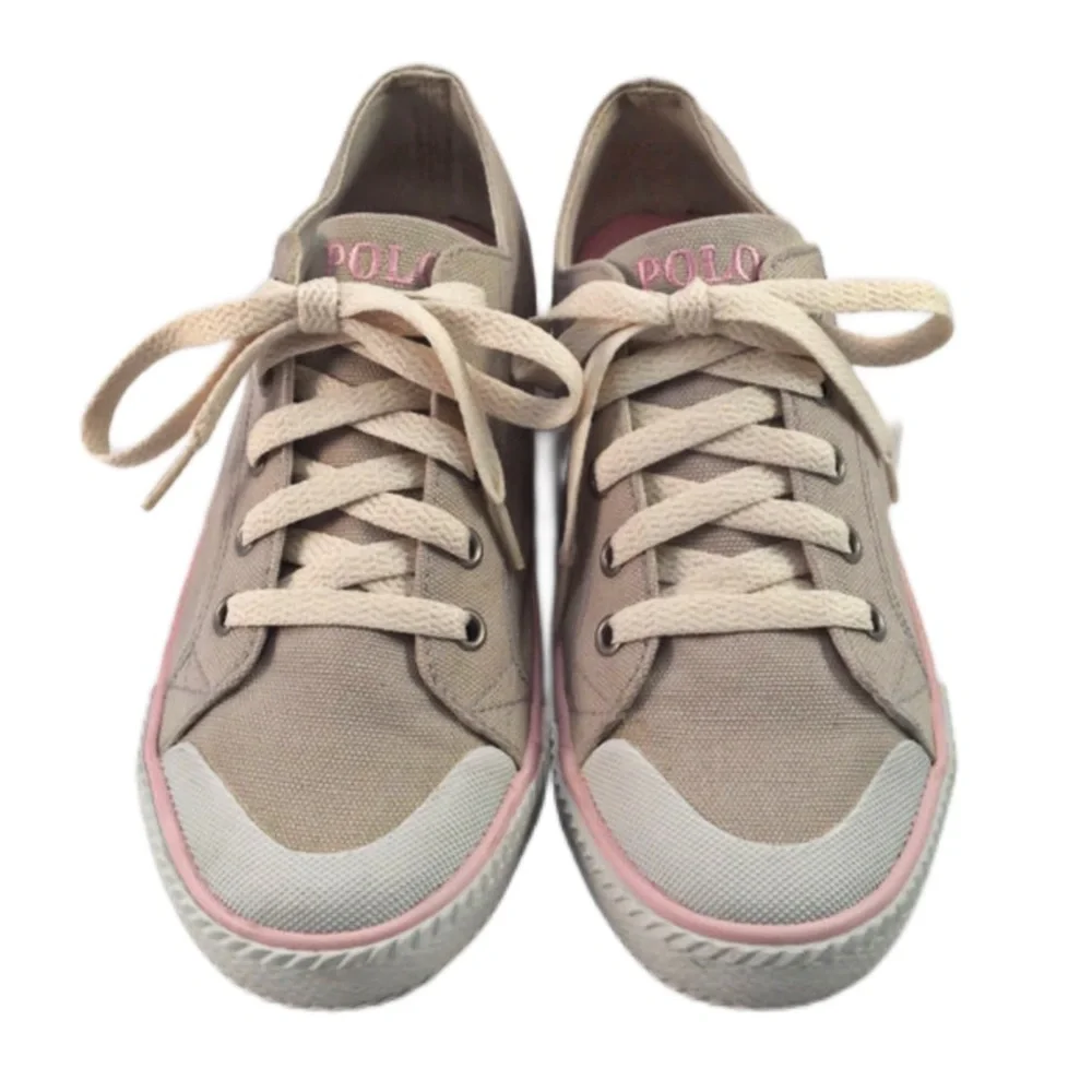 Ralph Lauren Polo Youth Low Top Sneakers Size 3