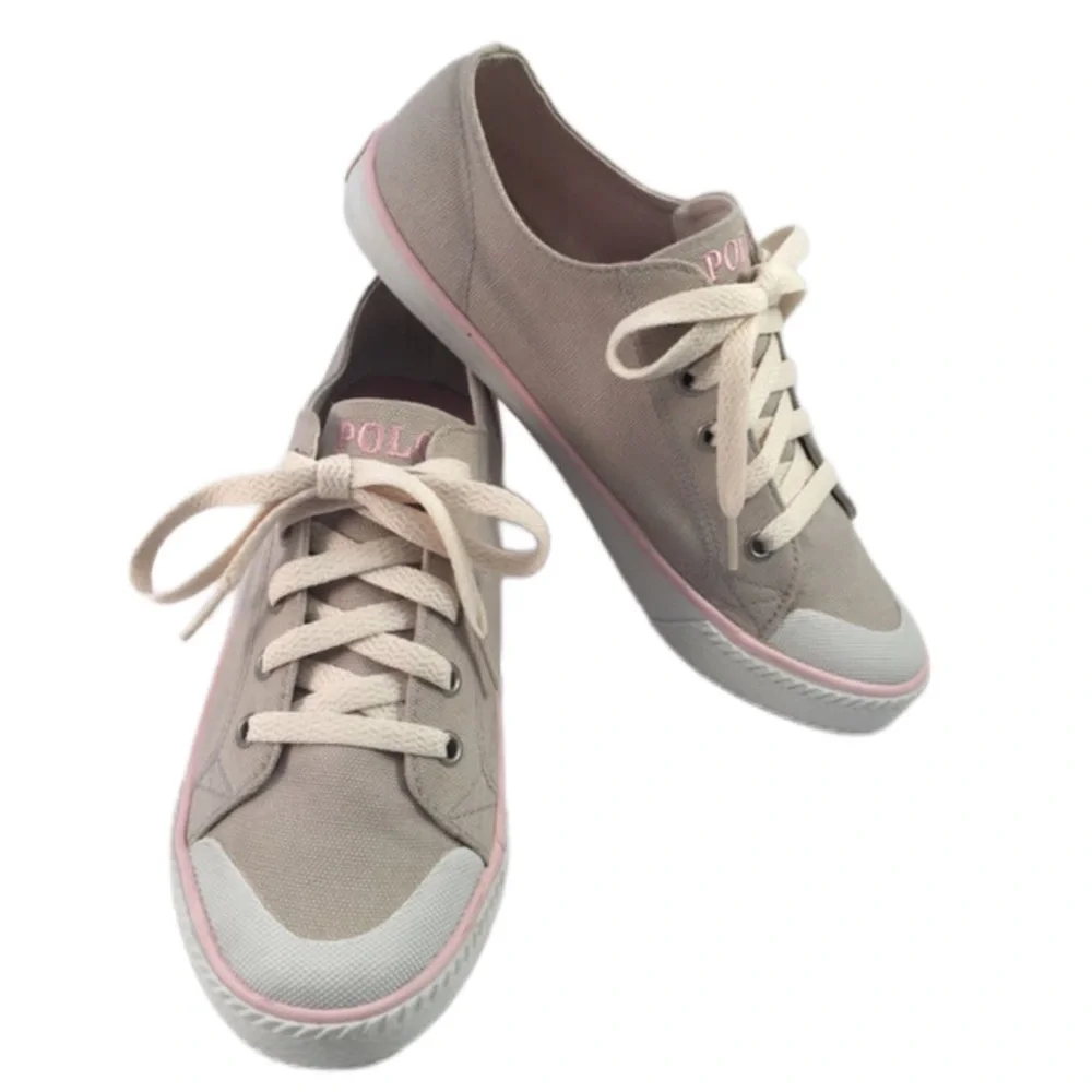 Ralph Lauren tan canvas