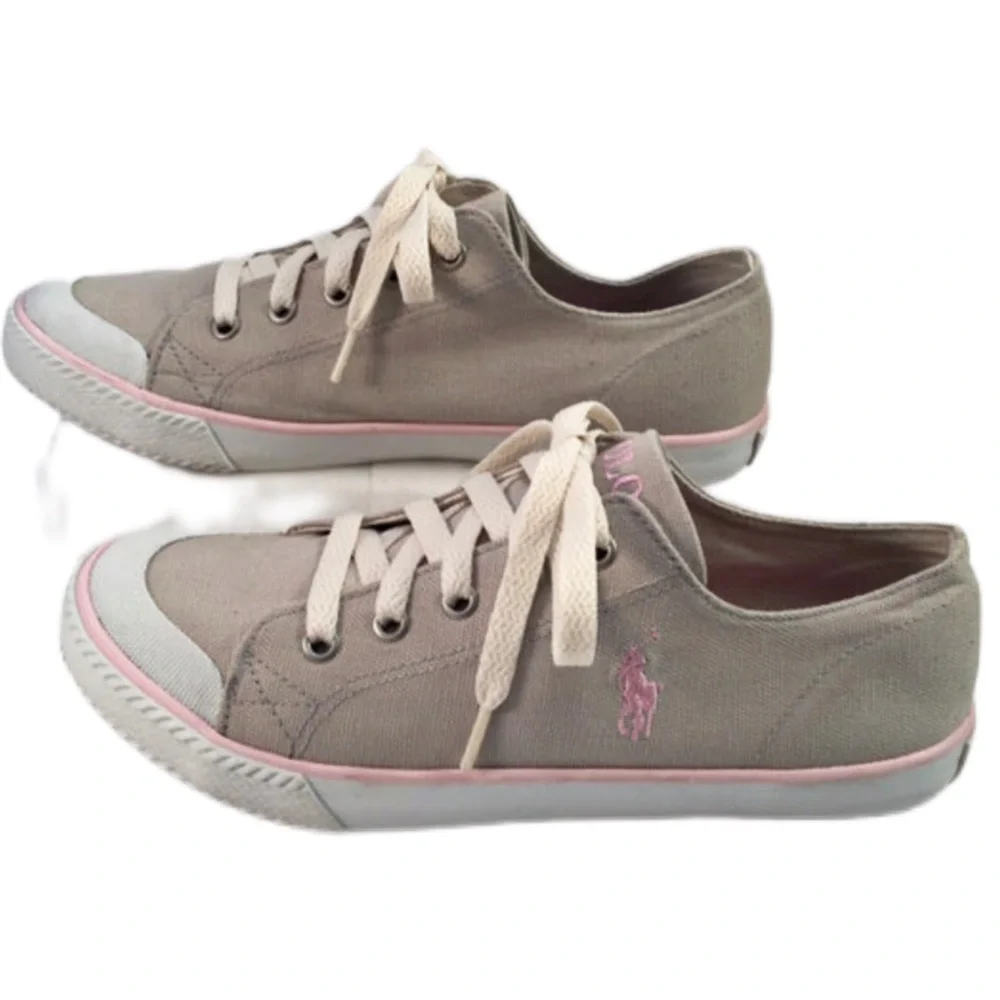 Ralph Lauren tan canvas