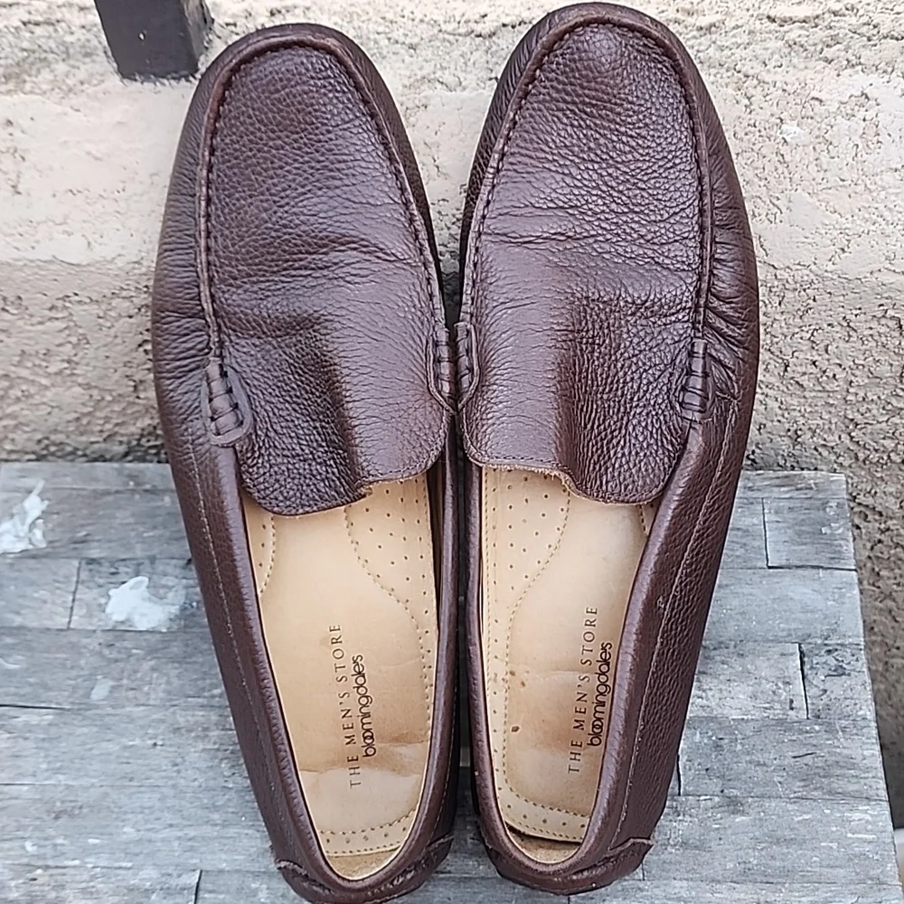 Bloomingdales leather loafers