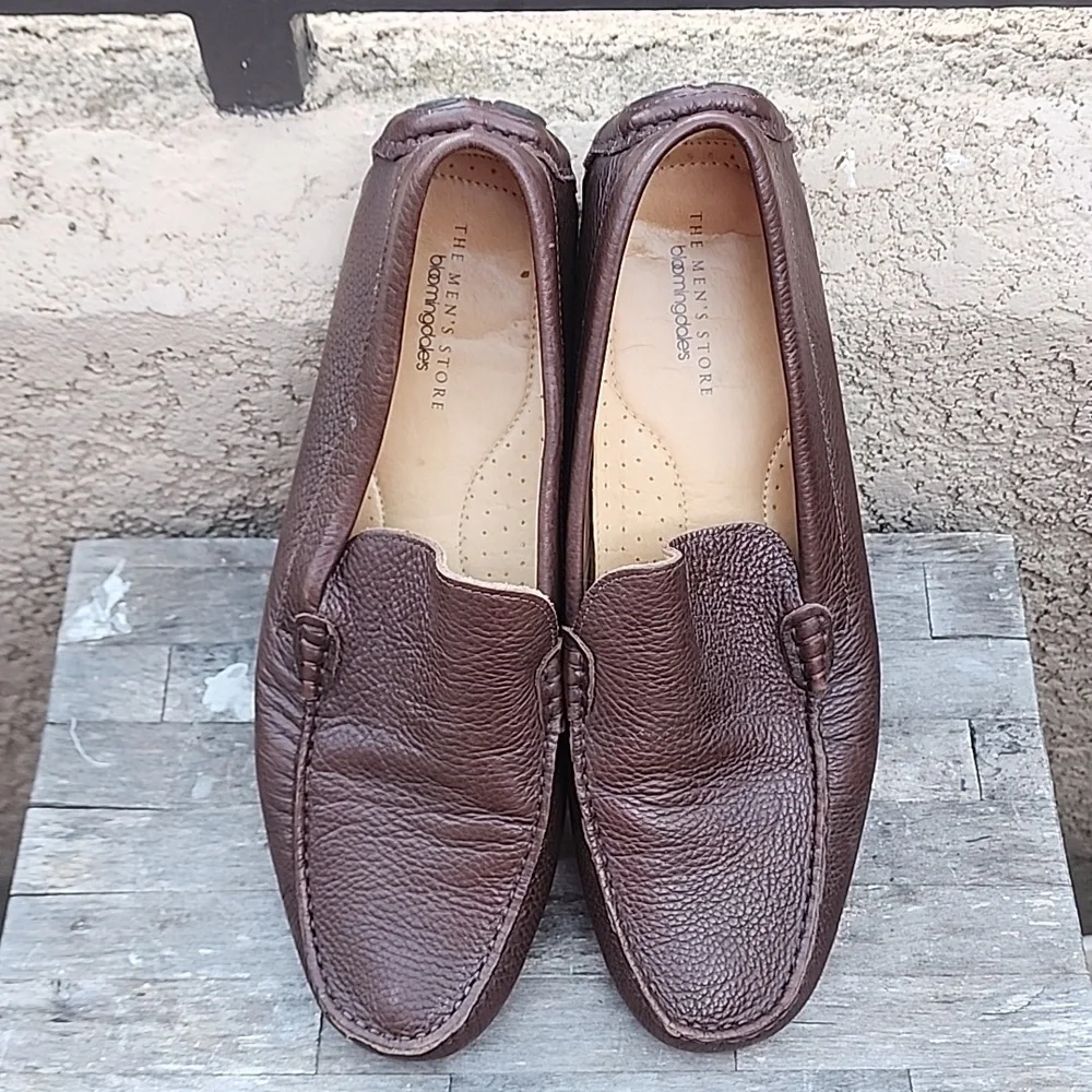 Bloomingdales leather loafers