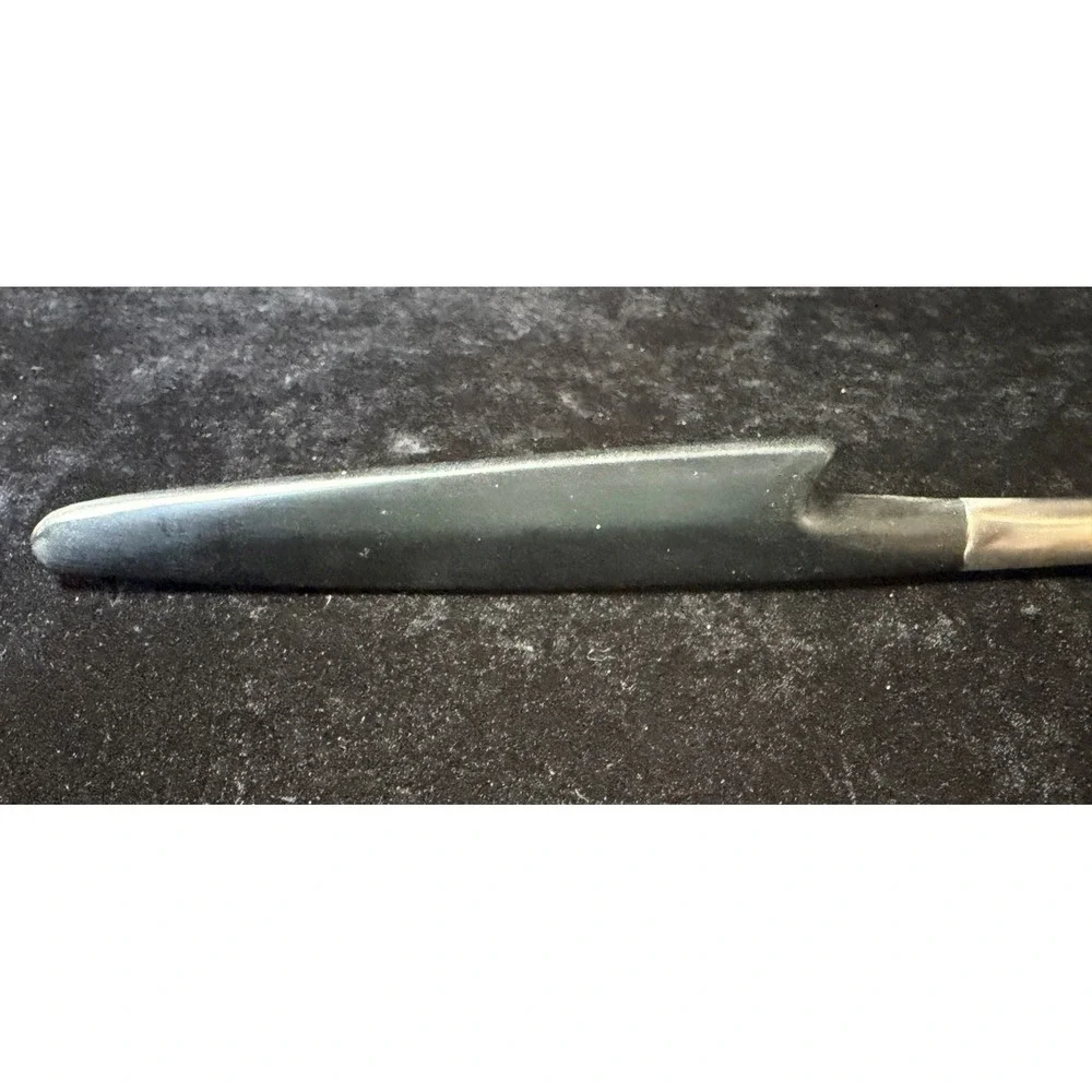 Epic Forged Stainless Japan Salad Serving Fork‎ Mid Century Modern Wood Handle
