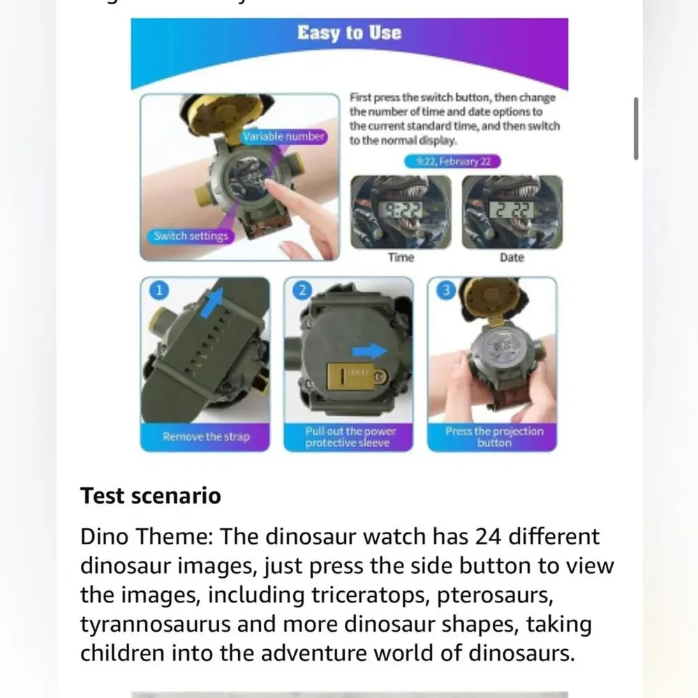 Raychy bring dinosaurs