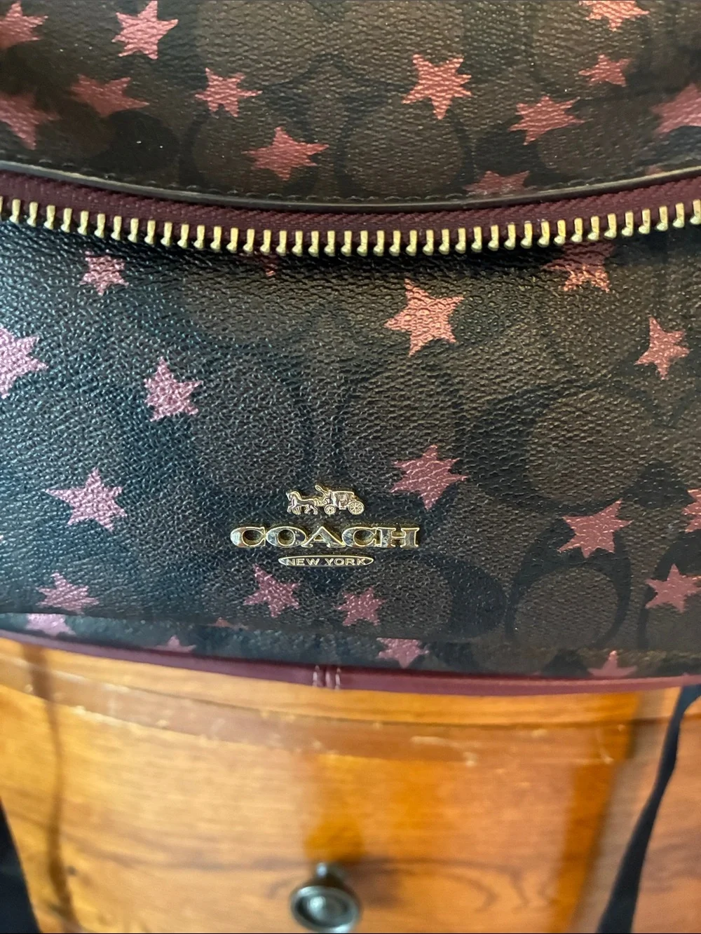 Coach backpack brown