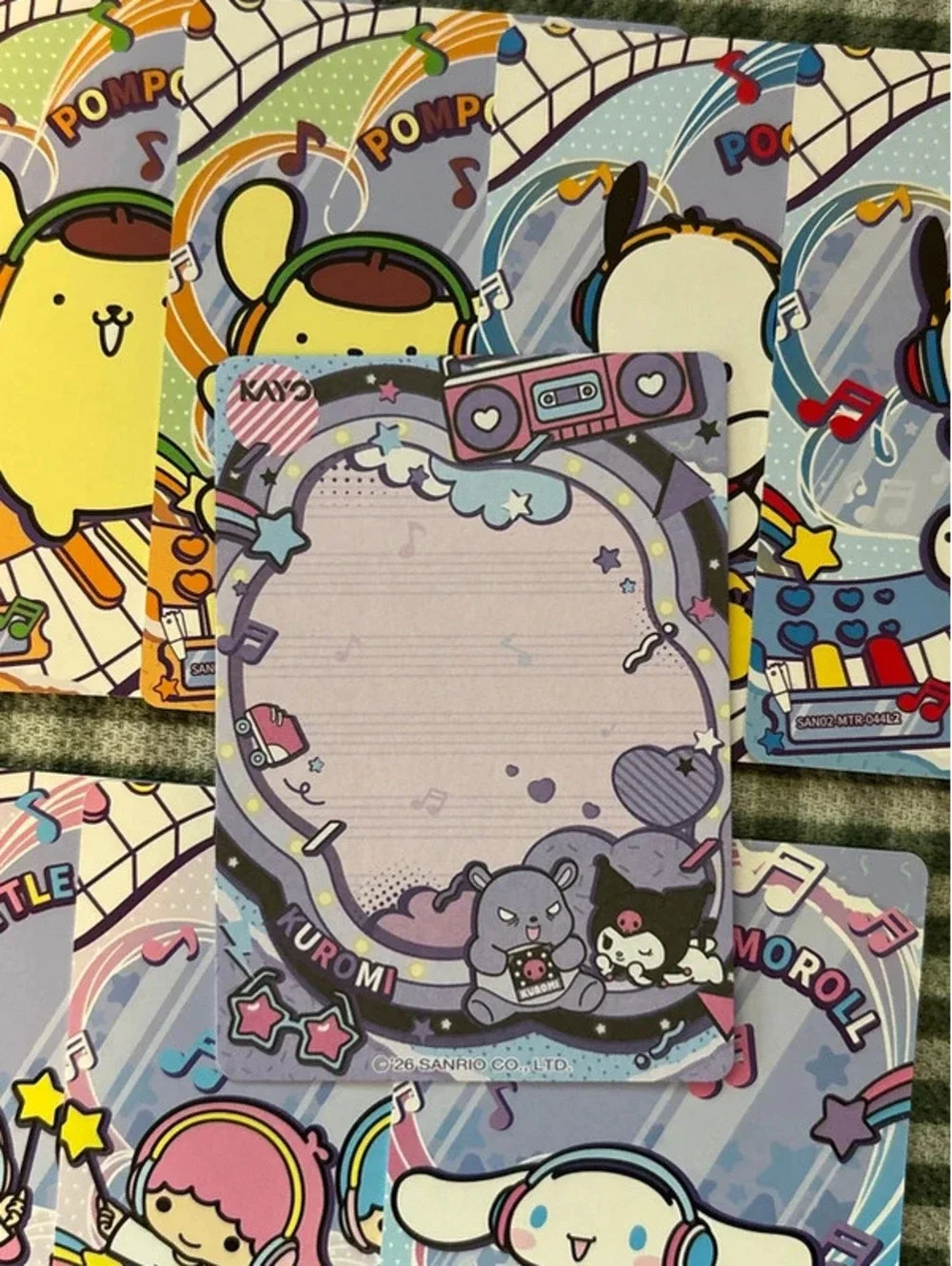Sanrio 12 card