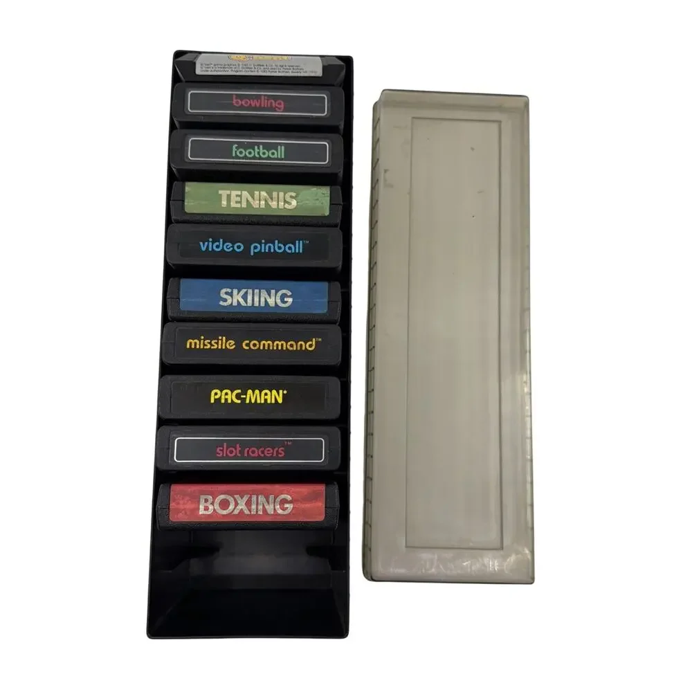 Atari Game Cartridge Lot of 10 Vintage Video Games Assorted Titles Bundle